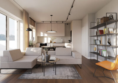 Living room in Skalmierzyce